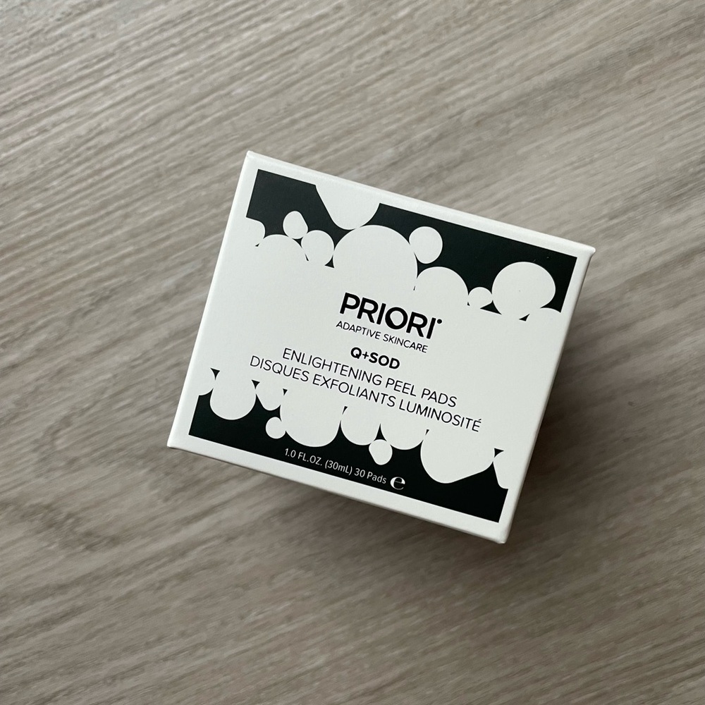 Q+SOD ENLIGHTENING PEEL PADS PRIORI Skincare